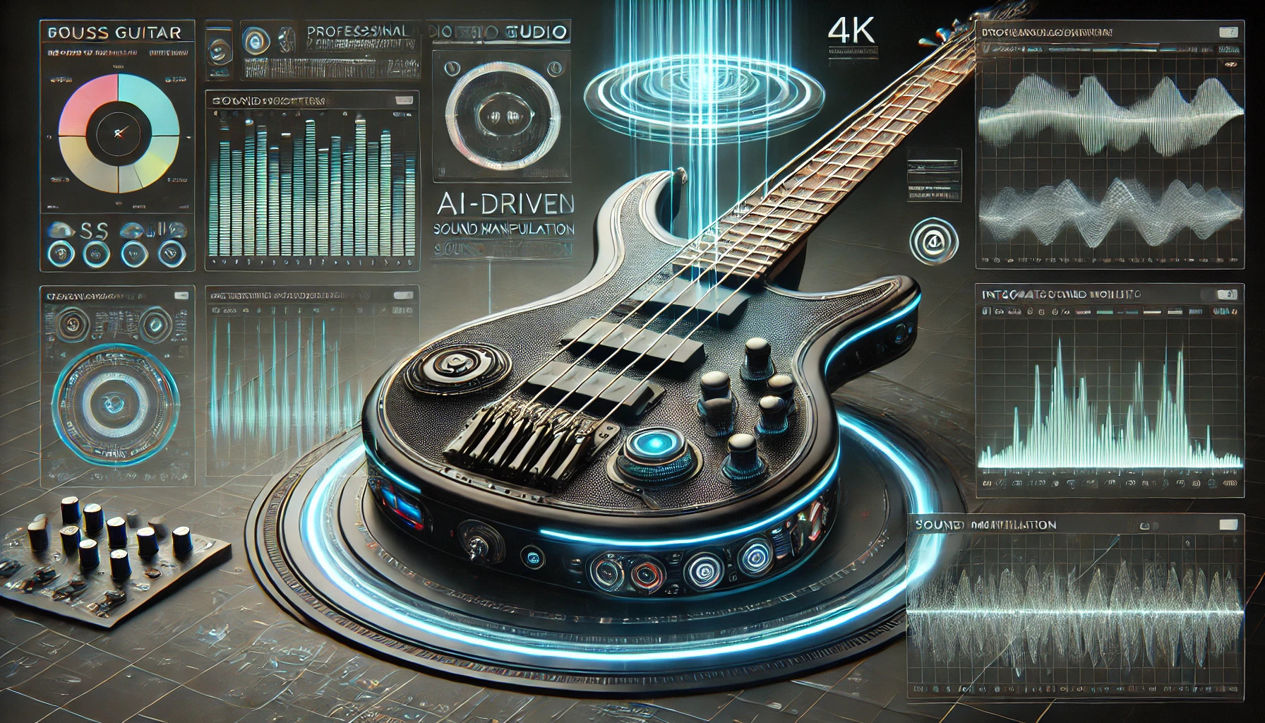 Futuristic Bass Guitar